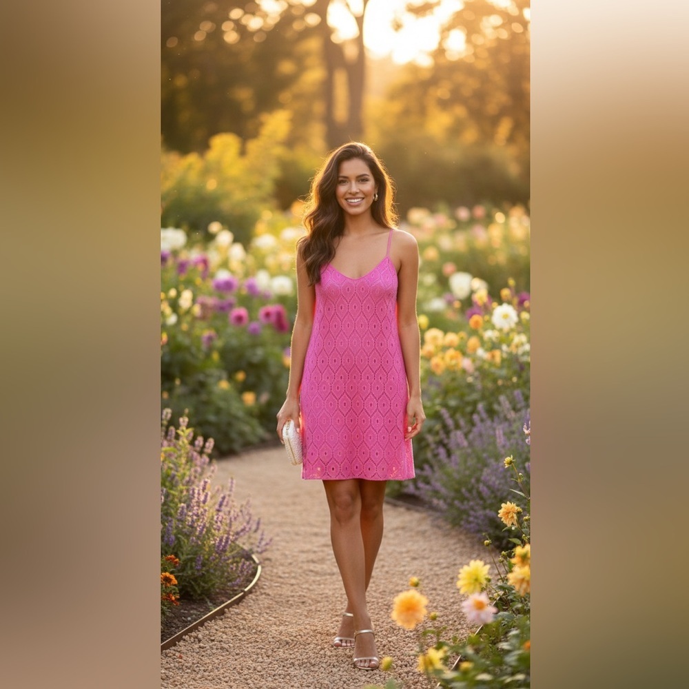 𝅺LILLY Pulitzer gorgeous pink dress size XS
